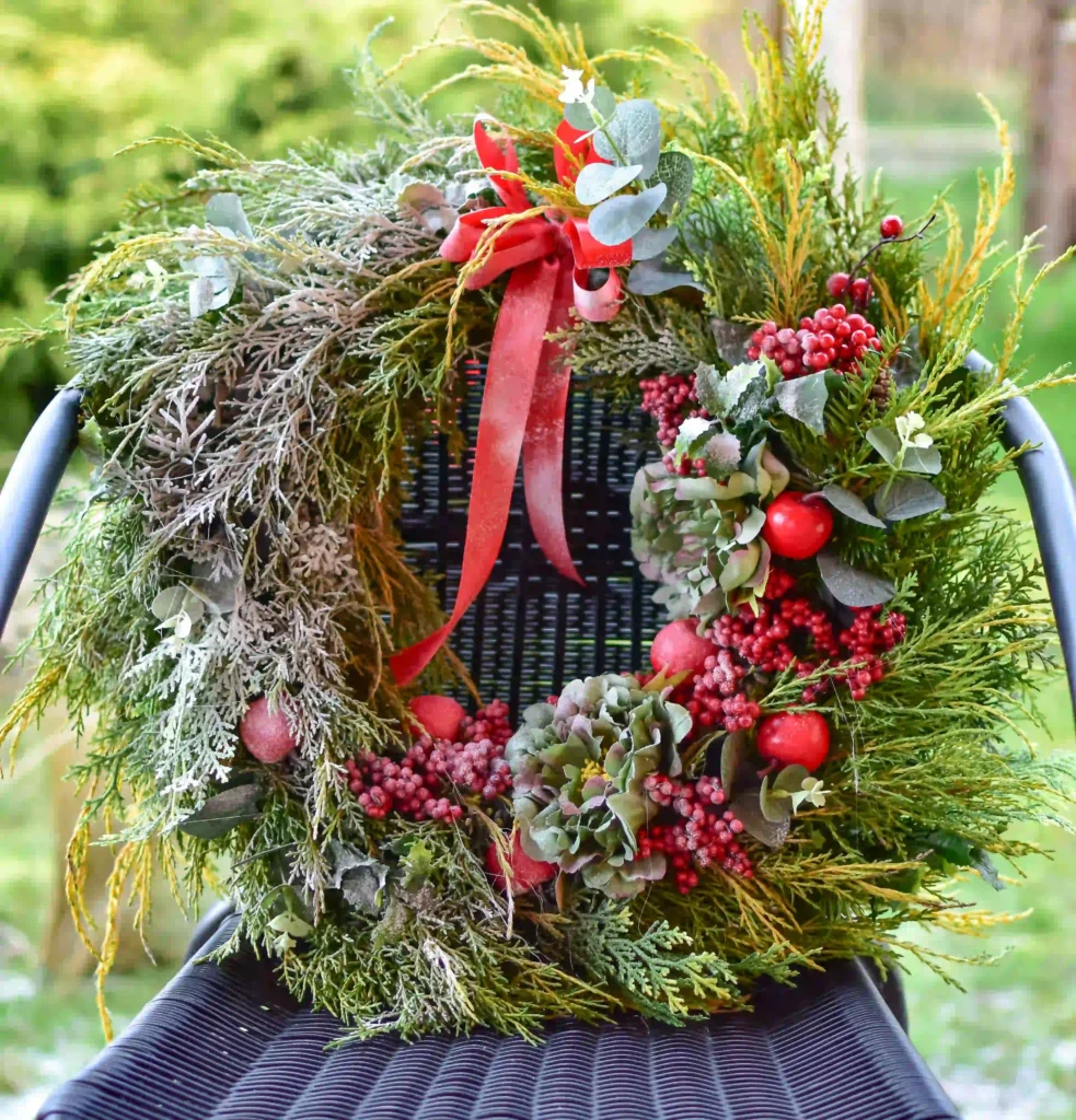 Best Ribbon and Holiday Color Combinations for Christmas Window Wreaths