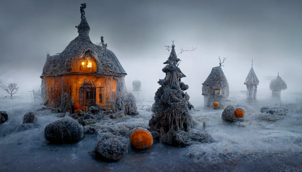 Nightmare Before Christmas Tree Ideas with Jack Skellington and gothic decor