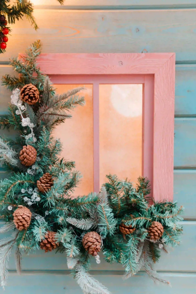 pink wreath ideas for farmhouse and luxury homes