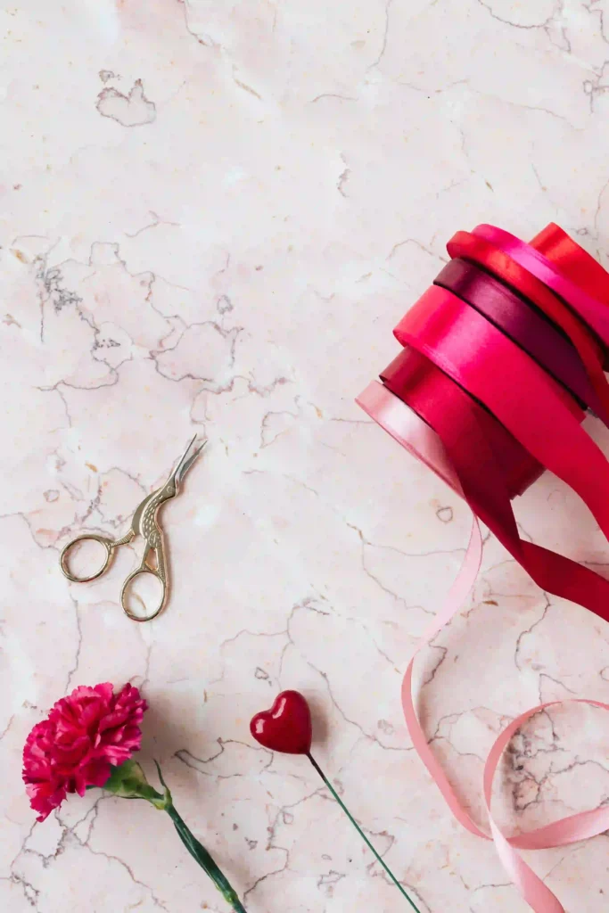 best pink wreath colors textures and materials