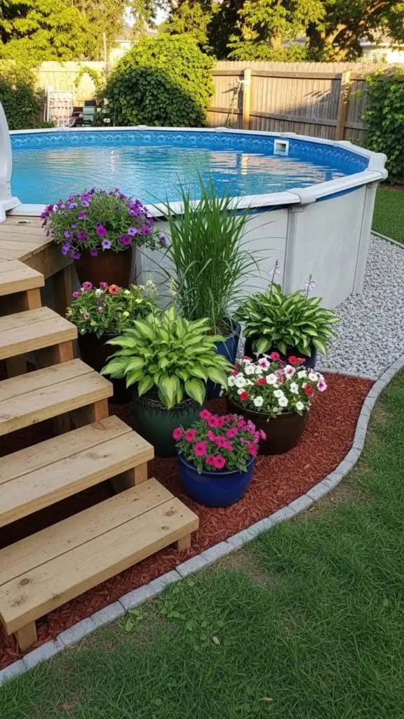 Budget Friendly Above Ground Pool Landscaping Ideas