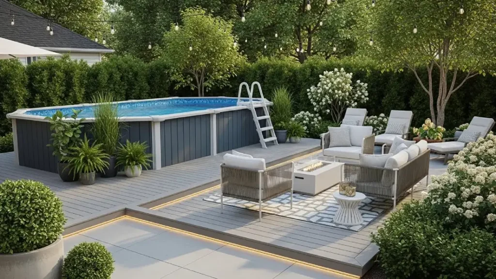 Above Ground Pool Landscaping Ideas