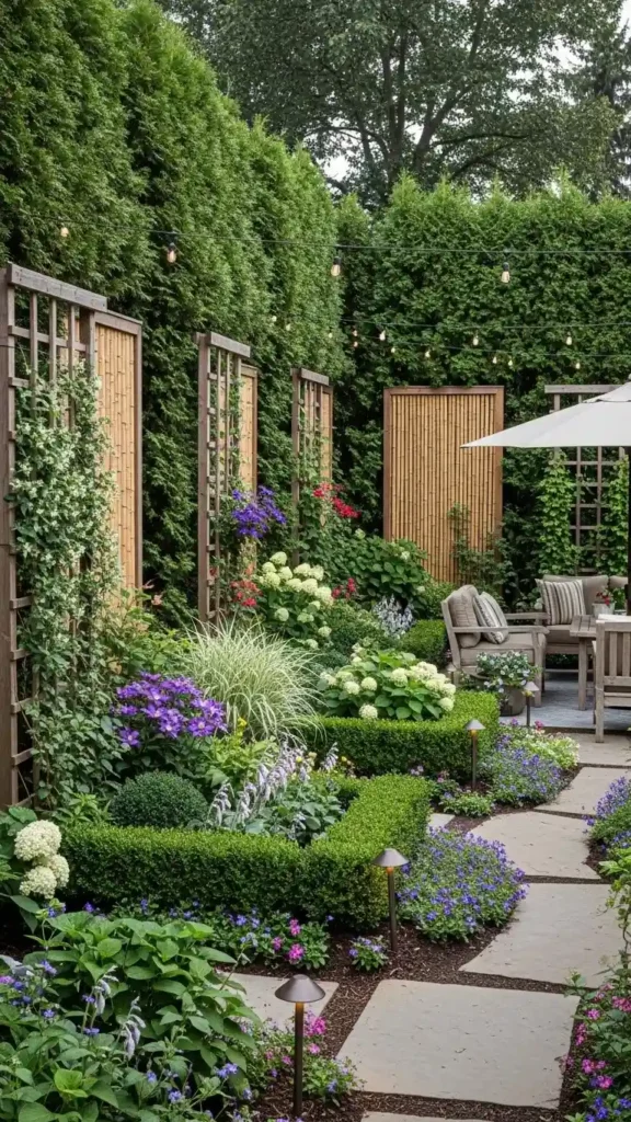 Backyard Landscaping Designs with Privacy Hedges