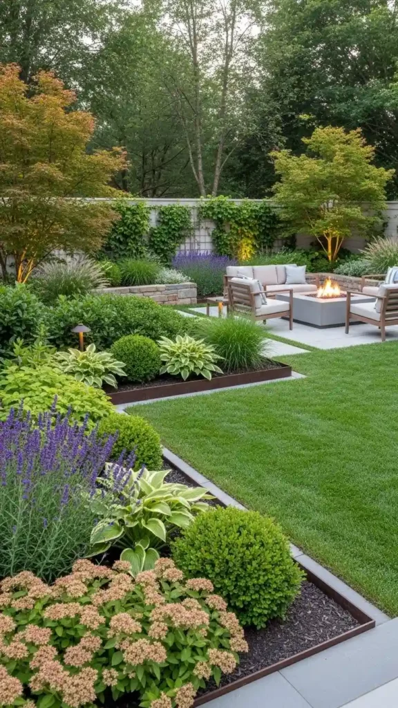 Backyard Landscaping Ideas to Boost Curb Appeal with Fire Pit