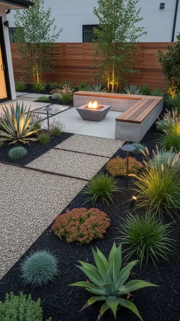 Low-Maintenance Backyard Landscaping Ideas with Gravel and Native Plants