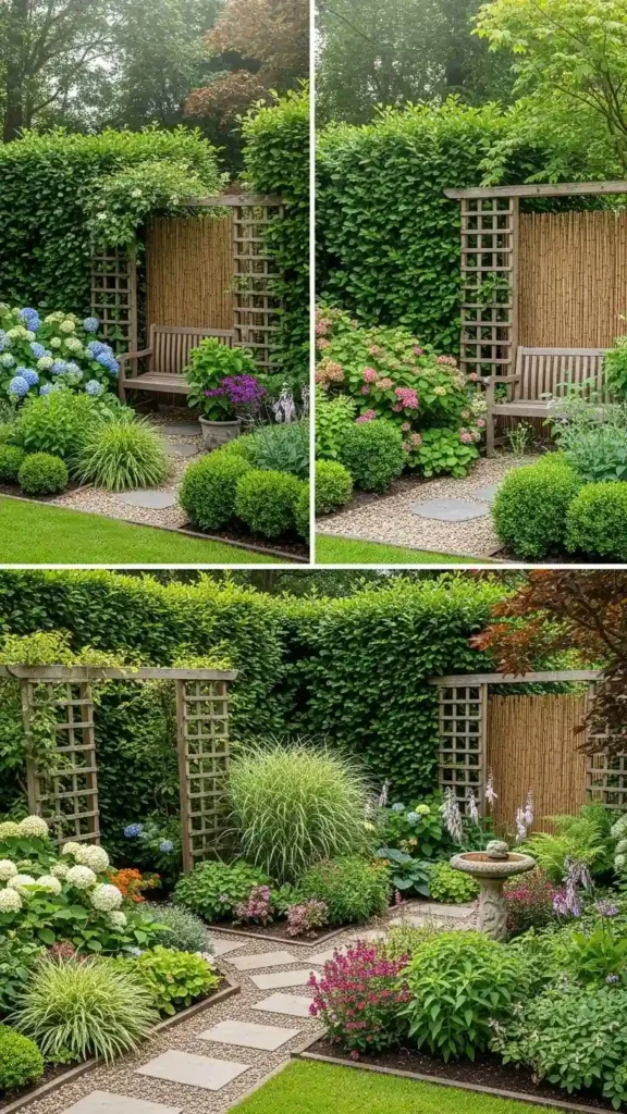 Backyard Landscaping Ideas for Privacy with Hedges and Screens