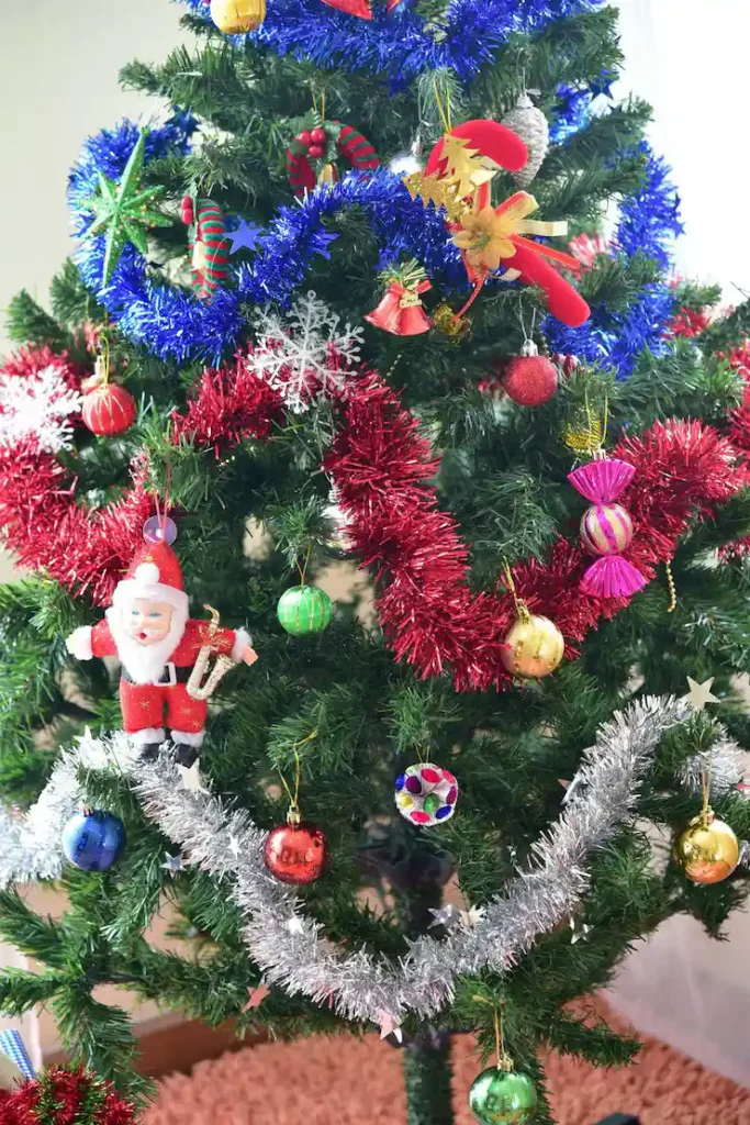 Disney Christmas Tree Ideas featuring popular character ornaments