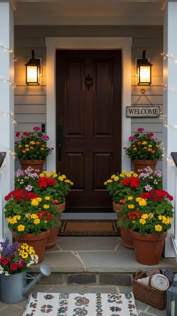 Front House Landscaping Ideas with welcoming porch landscaping