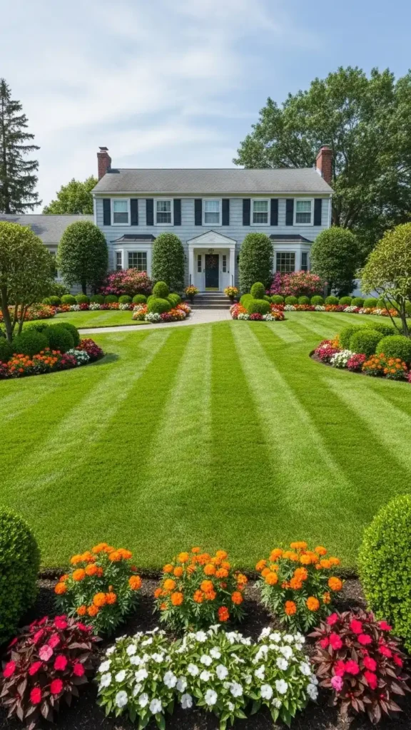 Front Yard Landscaping Ideas to boost curb appeal with flowers and lawn