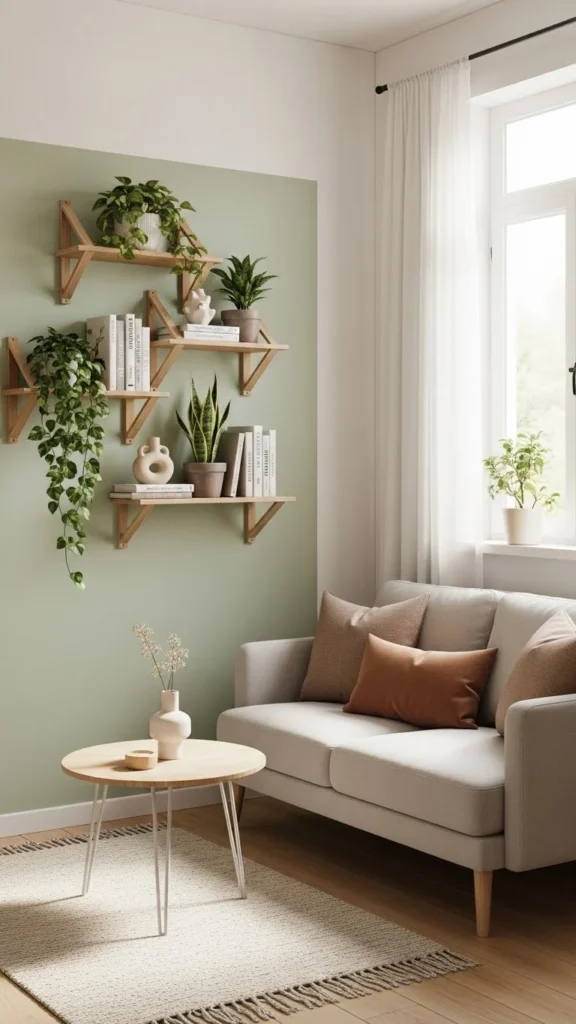 Living Room Accent Wall Ideas for small spaces