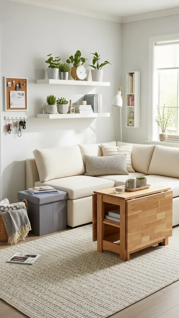 Space Saving Living Room Furniture Ideas