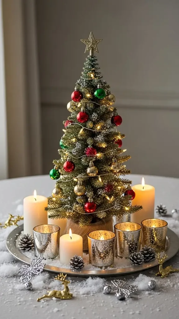 Tabletop Mini Christmas Tree Ideas