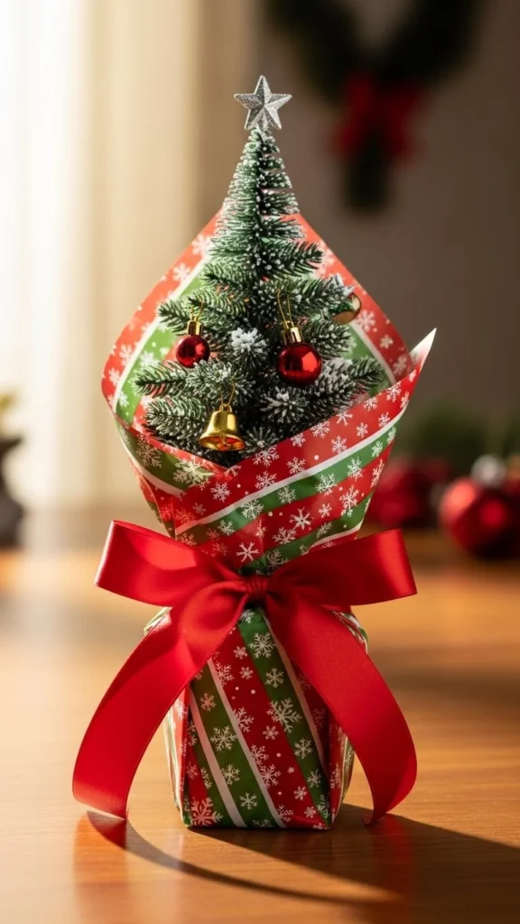 Miniature Christmas tree gift ideas