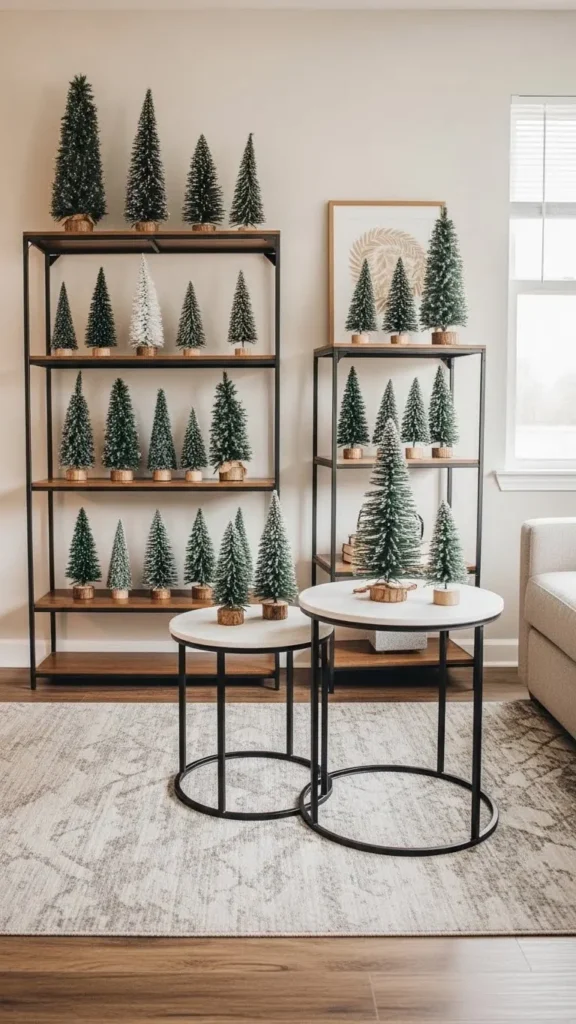 Trending miniature Christmas tree ideas for modern homes