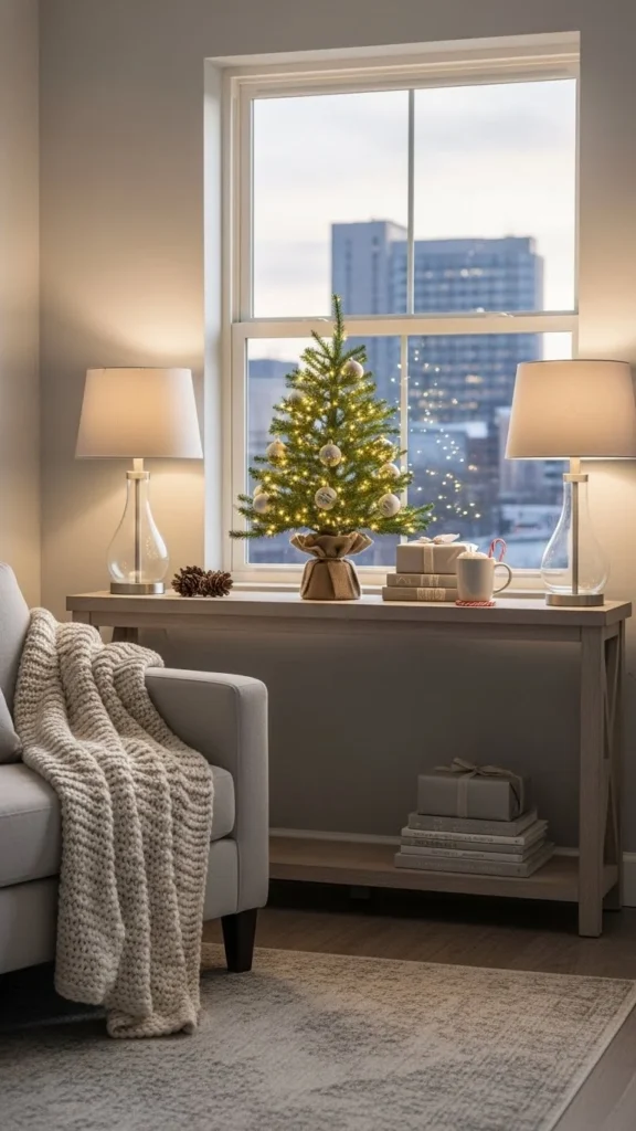 Miniature Christmas Tree Ideas for apartments and condos