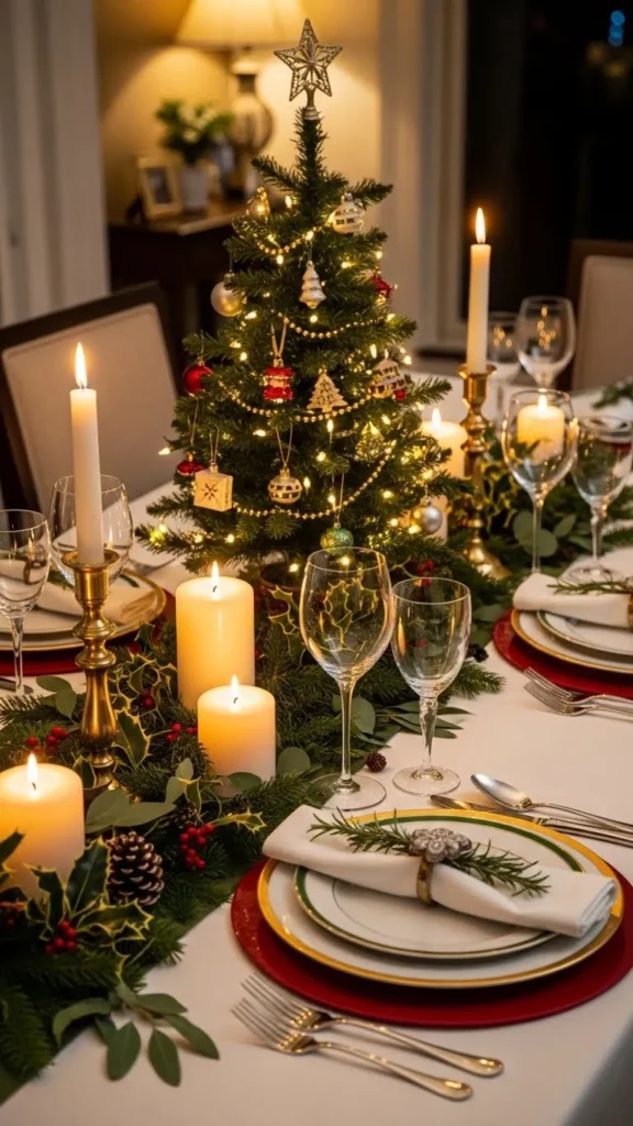 Tabletop miniature Christmas tree ideas for holiday decor