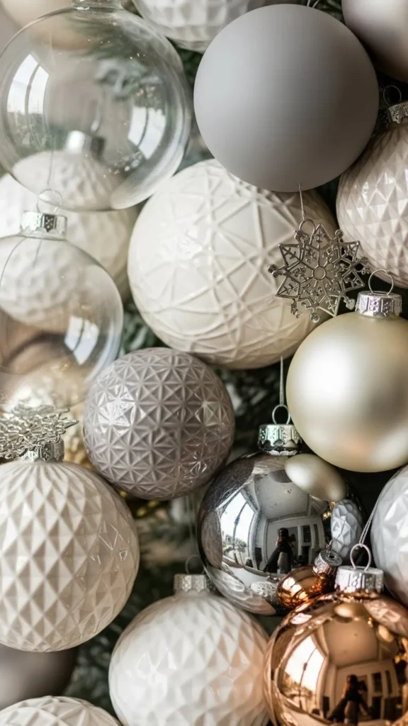 Modern Christmas Tree Ideas with minimalist ornaments