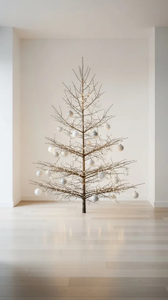 Modern Christmas Tree Ideas with minimalist decor