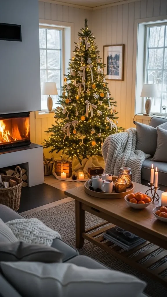 Modern Christmas Tree Ideas with Scandinavian styling