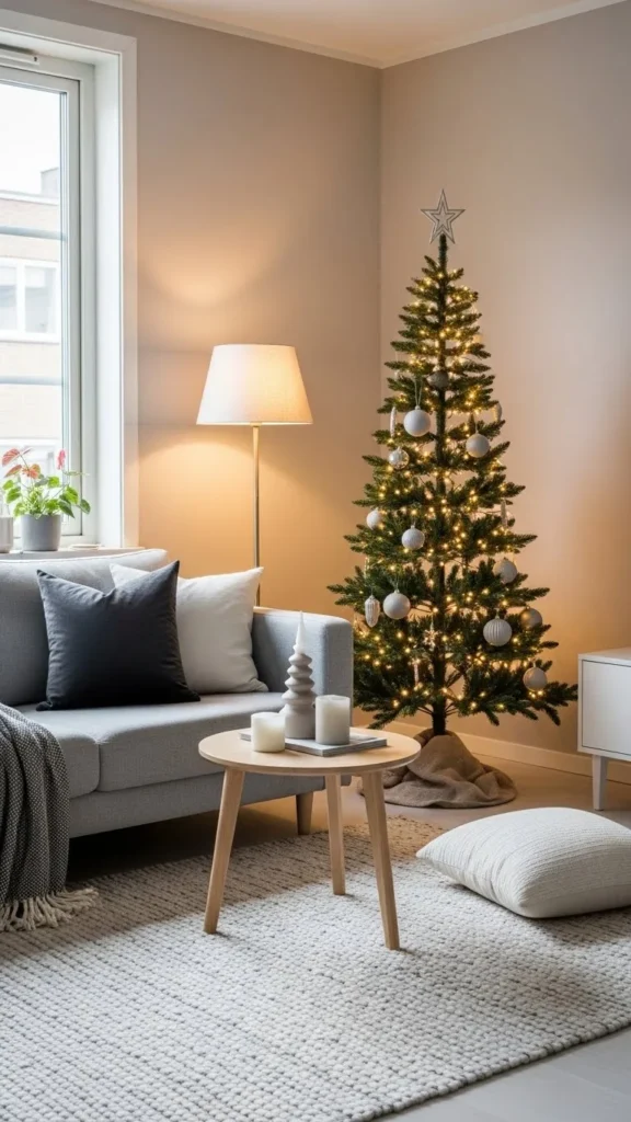 Modern Christmas Tree Ideas for small spaces