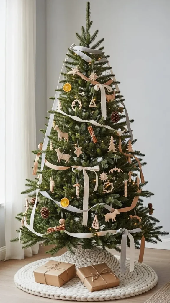Modern Christmas Tree Ideas with eco-friendly decor