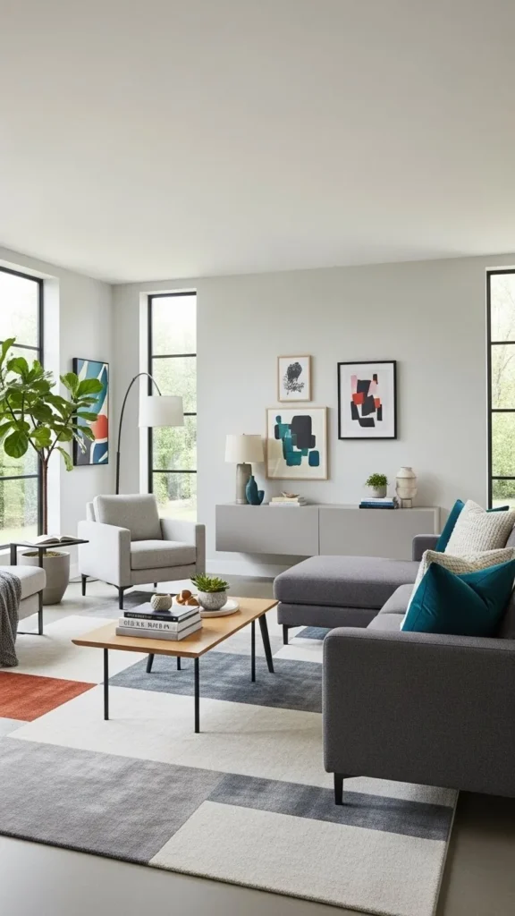 Modern Living Room Ideas with a functional layout