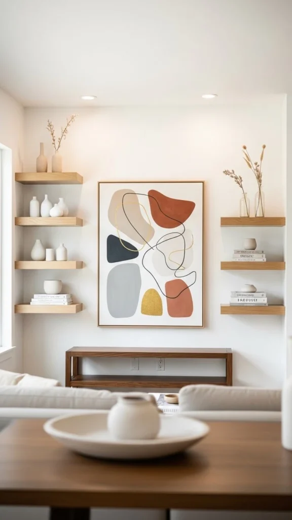 Modern Living Room Ideas with wall decor