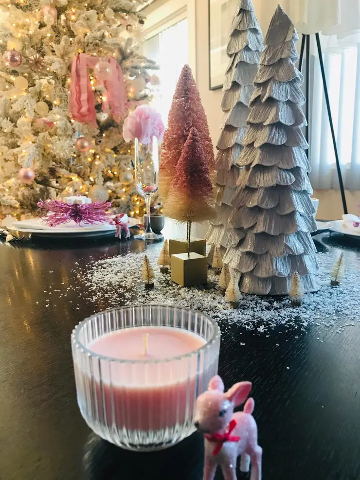 Best ways to style the Pink Christmas Tree skirt and surrounding decor