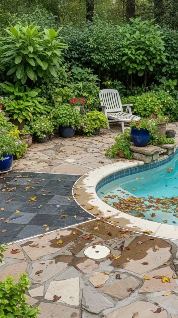 Pool Landscaping Ideas showing common design mistakes