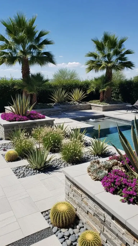 Pool Landscaping Ideas using best plants for pool areas
