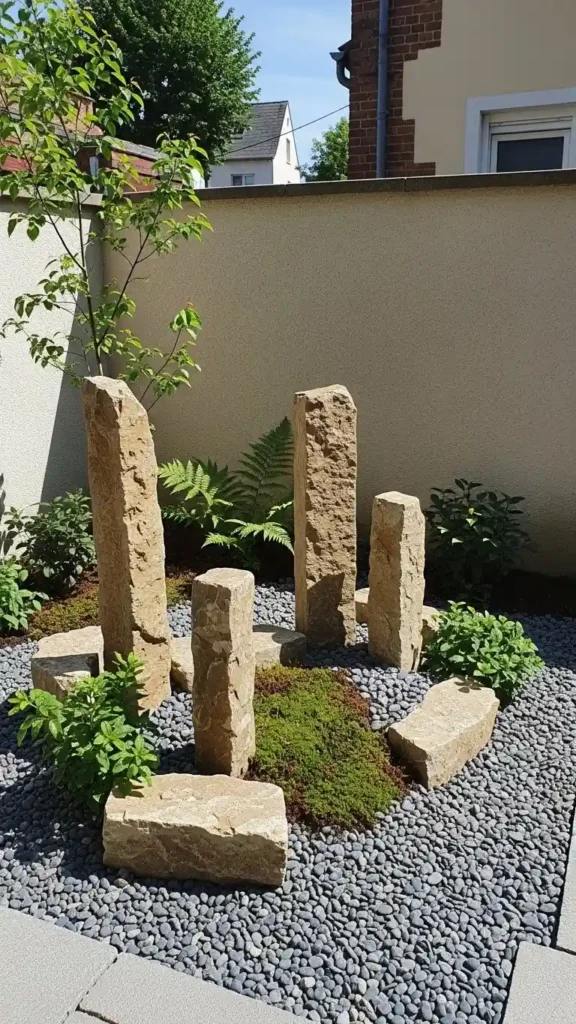 Rock Garden Landscaping Ideas for small spaces with compact stone layouts