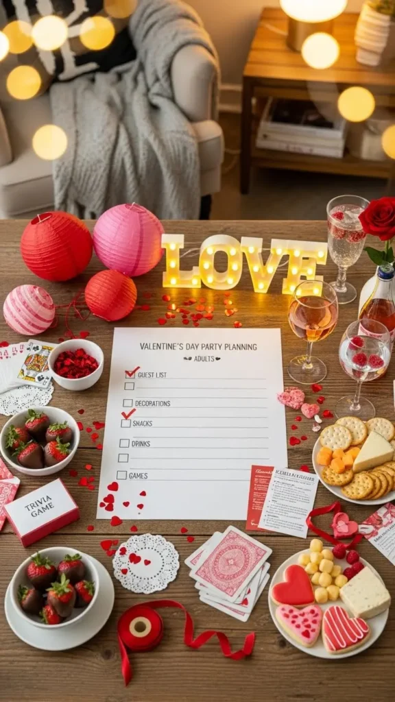 Valentine’s Day Party Ideas For Adults Party planning and hosting tips