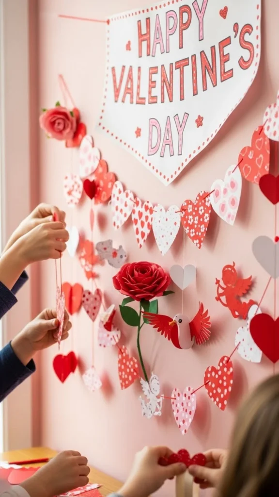 diy valentine’s day decorations for family parties