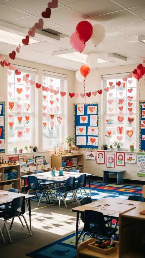 valentine’s day party ideas for kindergarten class classroom decor
