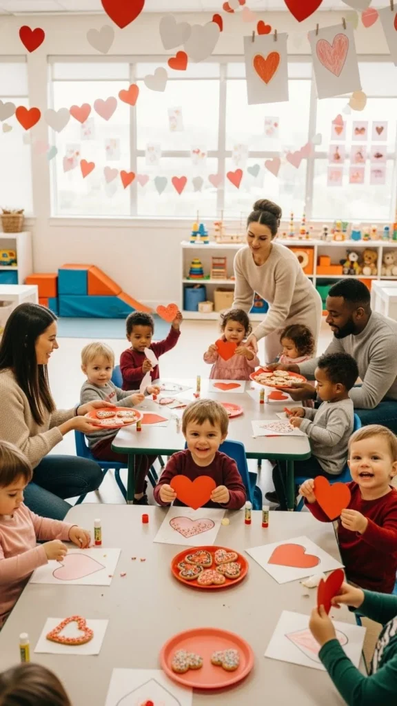 Valentine’s Day party ideas for toddlers in daycare and preschool