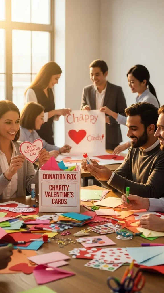 Meaningful Valentine’s Day Party Ideas for Work giving back