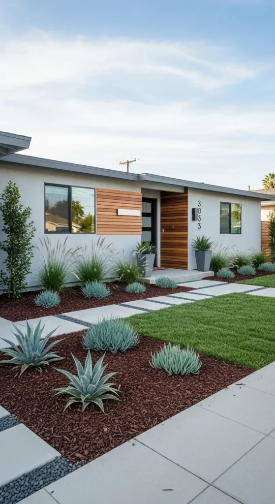 Low maintenance front of home landscaping ideas