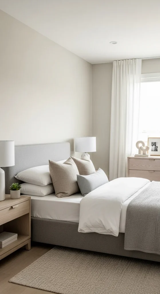 Guest Bedroom Ideas using neutral and calming color palettes