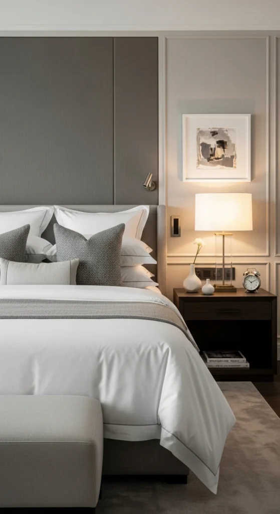 Guest Bedroom Ideas inspired by hotel-style comfort