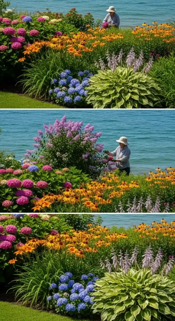 Lake house landscaping ideas with seasonal care tips for healthy lakeside gardens