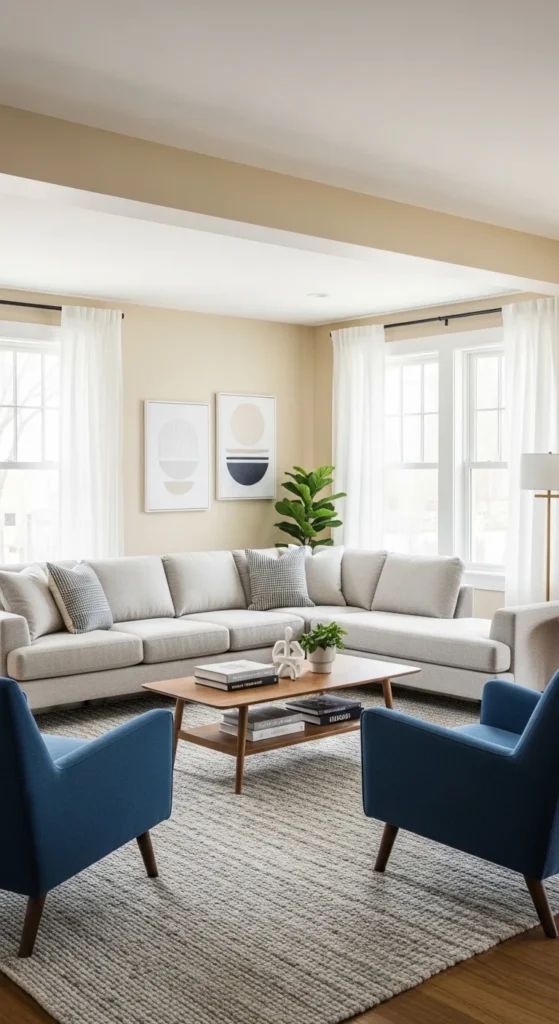 Living room arrangement ideas with furniture placement basics