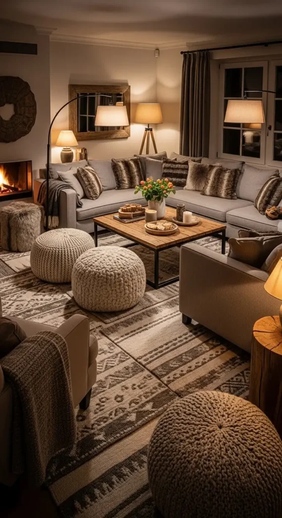 Living room arrangement ideas for cozy seating