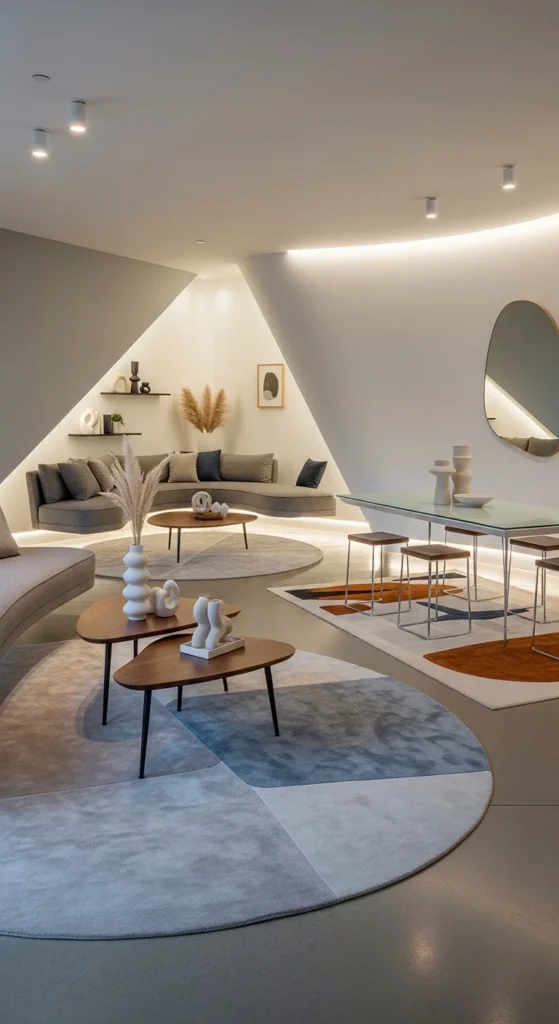 Living room arrangement ideas for awkward layouts