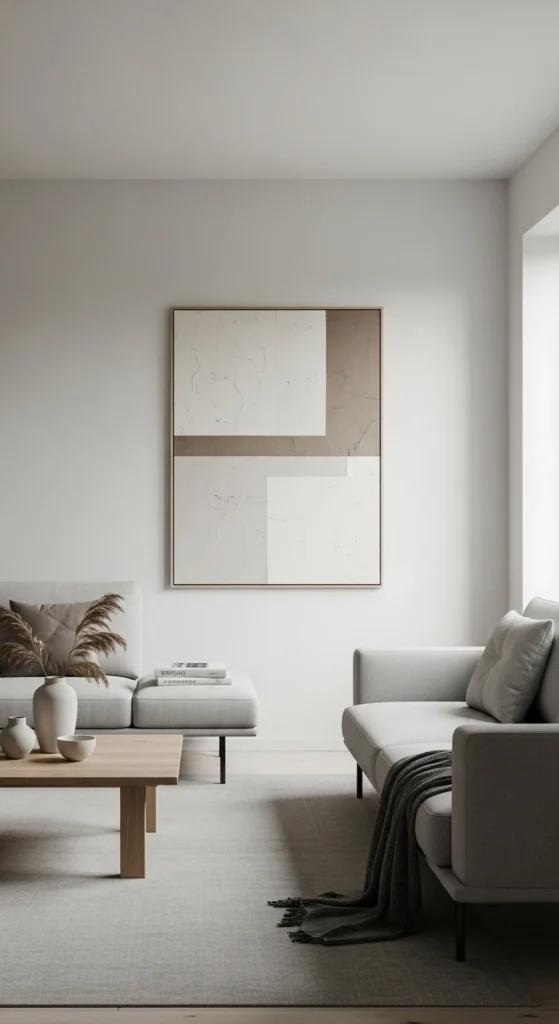 Modern living room wall ideas for a clean look