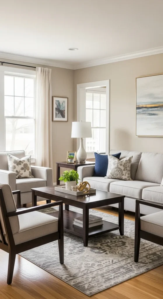 Living room wall ideas with fresh wall paint