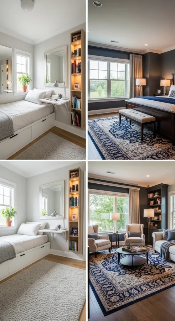 Master Bedroom Ideas small and large spaces