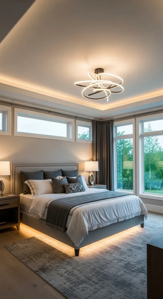 Master Bedroom Ideas layered lighting