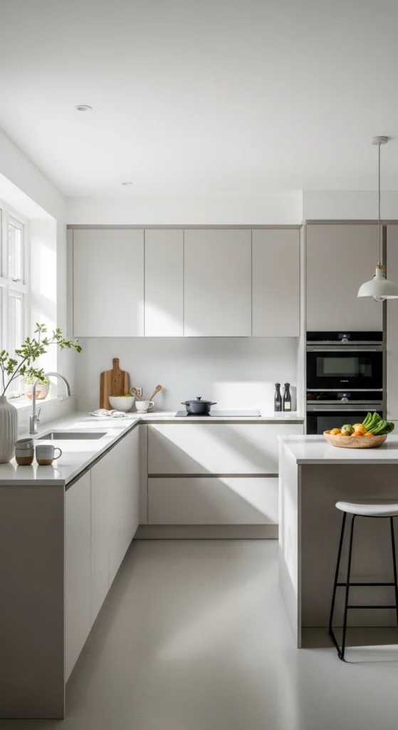 Modern Kitchen Ideas bright, airy kitchen with minimalist design