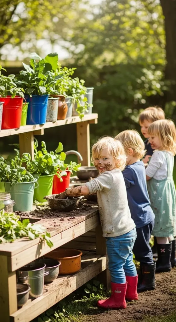 Mud Kitchen Ideas for creative outdoor play