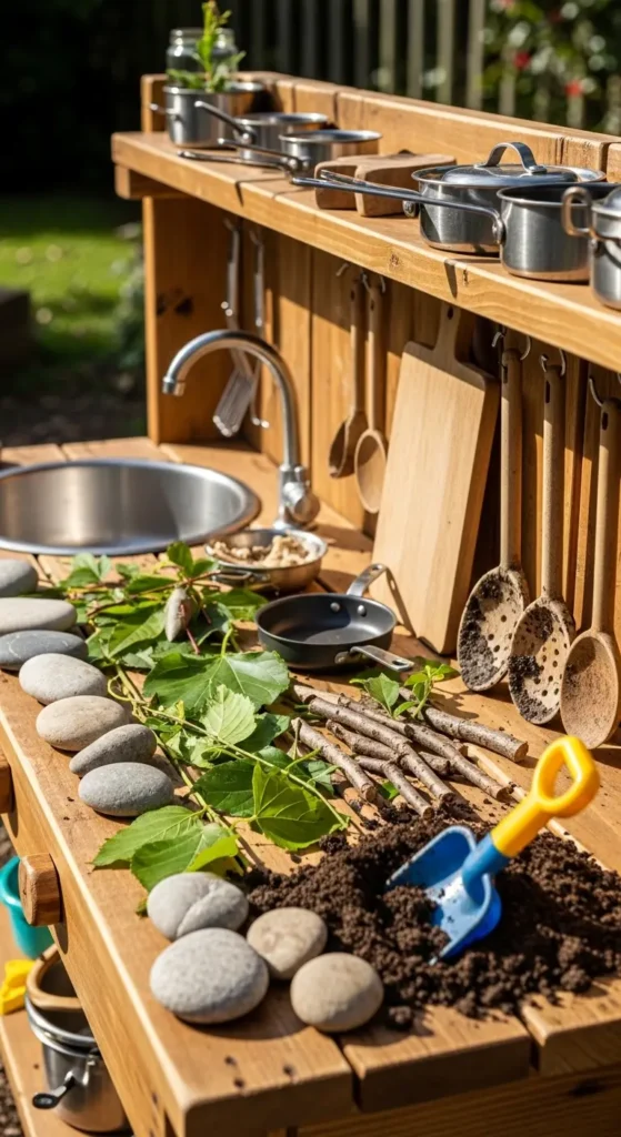 What is a mud kitchen for kids